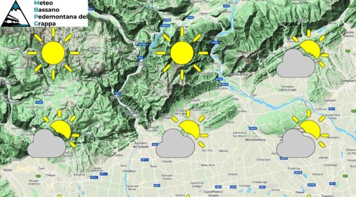 PREVISIONI PER DOMENICA 21 FEBBRAIO E TENDENZA PER IL 22 E 23