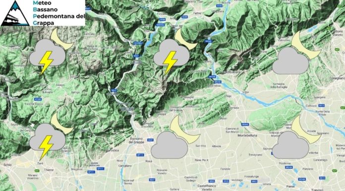 PREVISIONI PER GIOVEDI’ 22 LUGLIO 2021 E TENDENZA PER IL 23 E 24