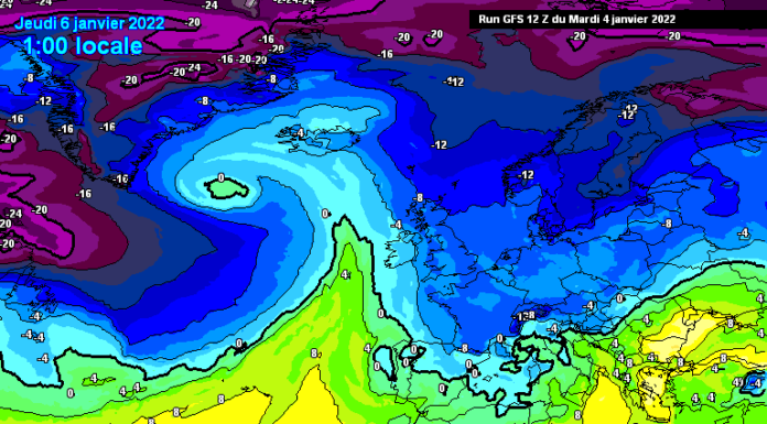 RITORNA L’INVERNO! PREVISIONI PER MERCOLEDI’ 5 GENNAIO E TENDENZA PER IL 6 E 7