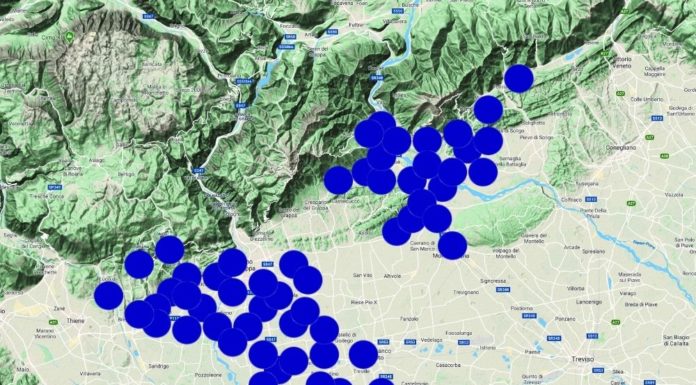 MAPPA GRANDINATE SABATO 9 APRILE 2022