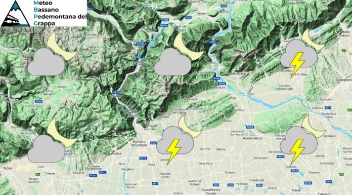PREVISIONI PER GIOVEDI’ 7 LUGLIO E TENDENZA PER 8 E 9