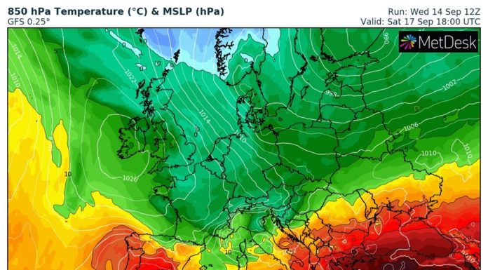 FINALMENTE ARRIVA IL FRESCO (QUELLO VERO!) PREVISIONI PER I PROSSIMI GIORNI
