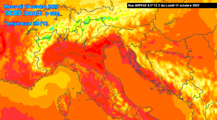 ONDATA DI CALDO NEL CUORE DELL’AUTUNNO