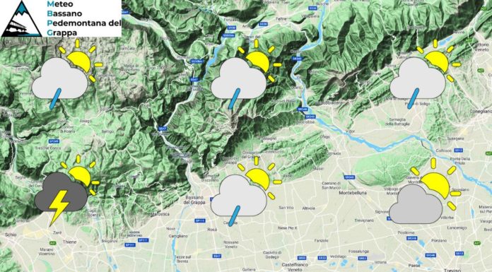 PREVISIONI PER MARTEDI’ 25 APRILE E TENDENZA PER IL 26 E 27