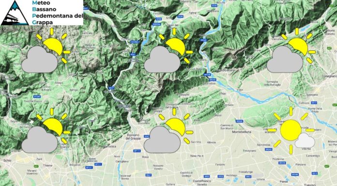 PREVISIONI PER VENERDI’ 28 LUGLIO E TENDENZA PER IL 29 E 30