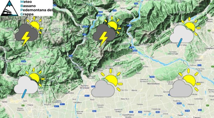 PREVISIONI PER SABATO 3 GIUGNO E TENDENZA PER IL 4 E 5