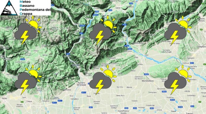 PREVISIONI PER MARTEDI’ 25 LUGLIO E TENDENZA PER IL 26 E 27