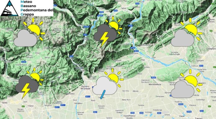 PREVISIONI PER VENERDI’ 21 LUGLIO E TENDENZA PER IL 22 E 23