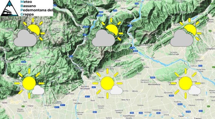 PREVISIONI PER VENERDI’ 25 AGOSTO E TENDENZA PER IL 26 E 27