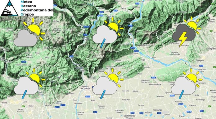 PREVISIONI PER DOMENICA 6 AGOSTO E TENDENZA PER IL 7 E 8