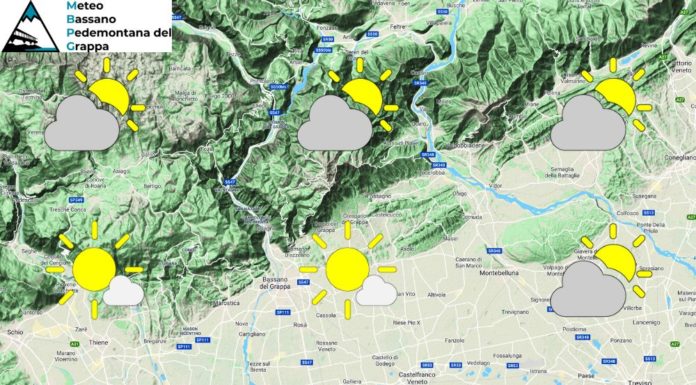 PREVISIONI PER VENERDI’ 1 SETTEMBRE E TENDENZA PER IL WEEKEND