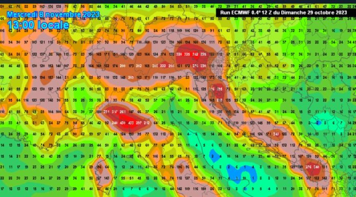 UNA SETTIMANA DI PIOGGE INTENSE
