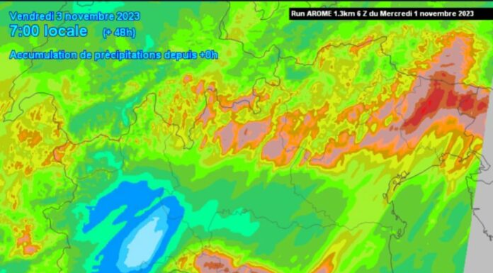 NUOVA INTENSA PERTURBAZIONE IN ARRIVO