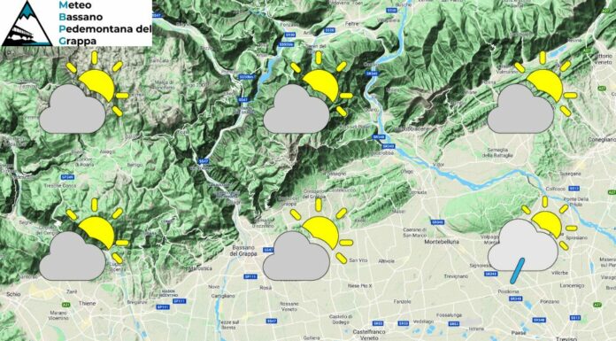 PREVISIONI PER SABATO 20 APRILE E TENDENZA PER IL 21 E 22