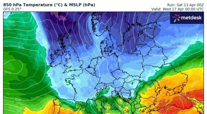 ANCORA MOLTO CALDO DOMENICA, POI DA MARTEDI’ VERO E PROPRIO CROLLO TERMICO