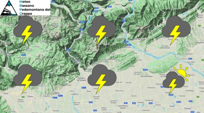 PREVISIONI PER VENERDI’ 31 MAGGIO E TENDENZA PER 1 E 2 GIUGNO