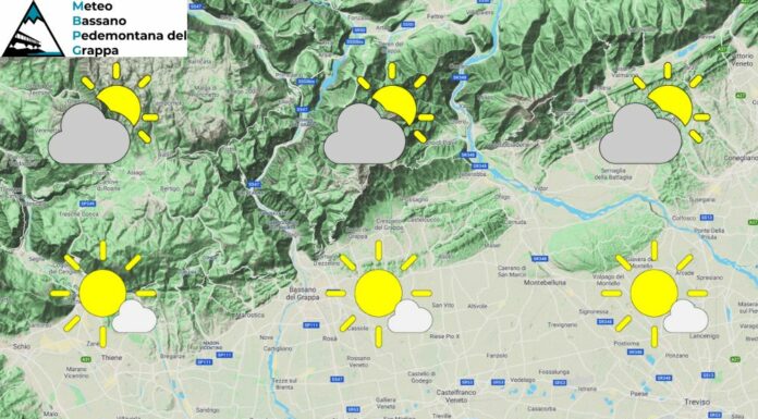 PREVISIONI PER GIOVEDI’ 27 GIUGNO E TENDENZA PER IL 28 E 29