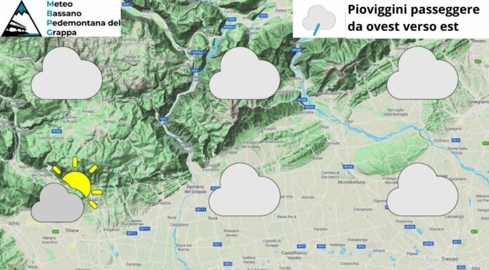 PREVISIONI PER LUNEDI’ 6 MAGGIO E TENDENZA PER IL 7 E 8