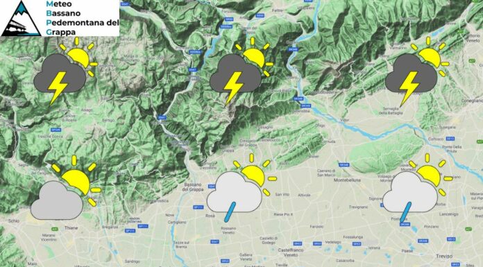 PREVISIONI PER LUNEDI’ 10 GIUGNO E TENDENZA PER 11 E 12