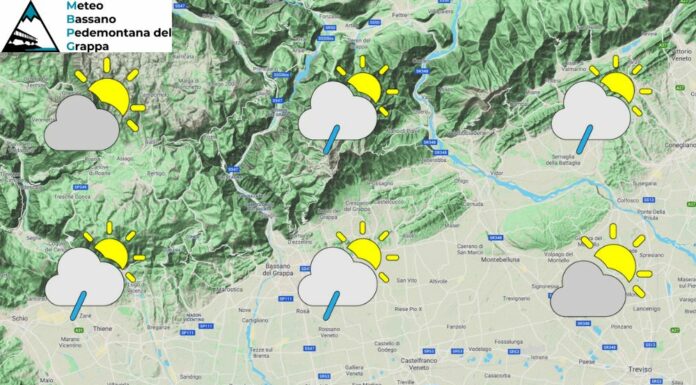 PREVISIONI PER SABATO 22 GIUGNO E TENDENZA PER IL 23 E 24