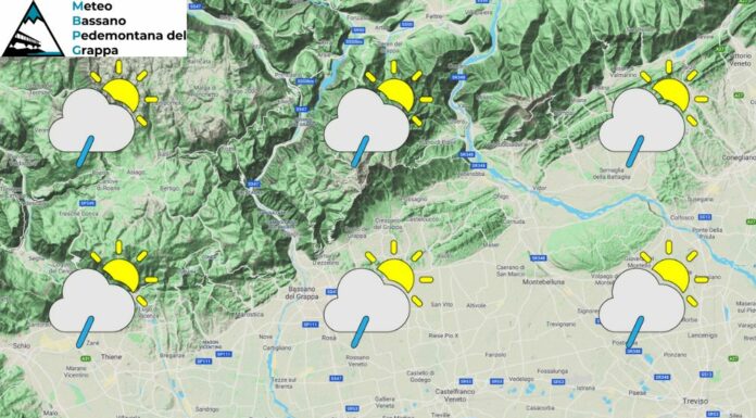 PREVISIONI PER MERCOLEDI’ 26 GIUGNO E TENDENZA PER IL 27 E 28