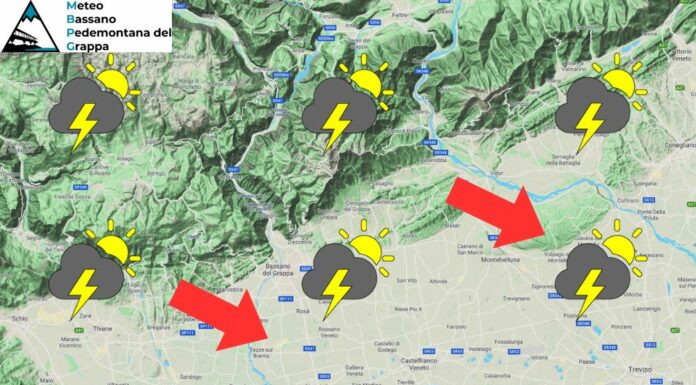 PREVISIONI PER LUNEDI’ 1 LUGLIO E TENDENZA PER IL 2 E 3