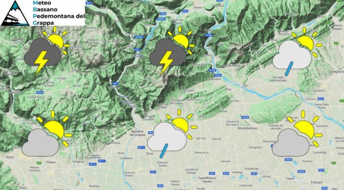 PREVISIONI PER MERCOLEDI’ 24 LUGLIO E TENDENZA PER IL 25 E 26