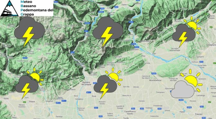 PREVISIONI PER VENERDI’ 12 LUGLIO E TENDENZA PER IL 13 E 14