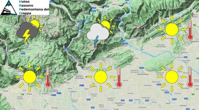 PREVISIONI PER SABATO 17 AGOSTO E TENDENZA PER IL 18 E 19