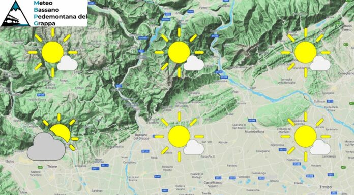 PREVISIONI PER DOMENICA 22 SETTEMBRE E TENDENZA PER IL 23 E 24