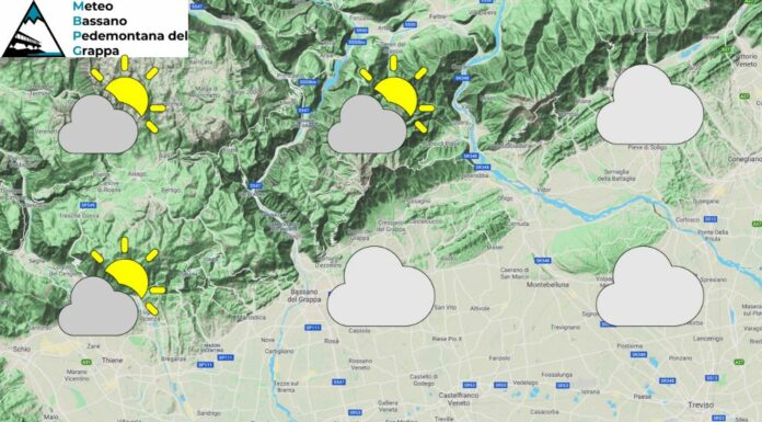 PREVISIONI PER GIOVEDI’ 28 NOVEMBRE E TENDENZA PER IL 29 E 30