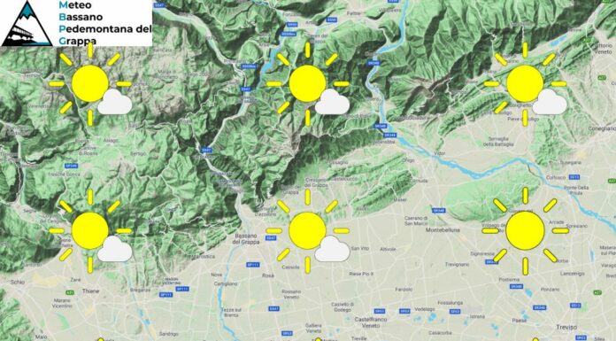 PREVISIONI PER DOMENICA 24 NOVEMBRE E TENDENZA PER IL 25 E 26