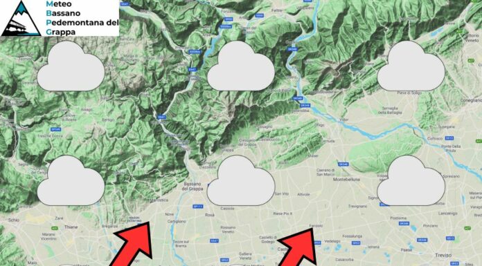 PREVISIONI PER VENERDI’ 31 GENNAIO E TENDENZA PER 1 E 2 FEBBRAIO