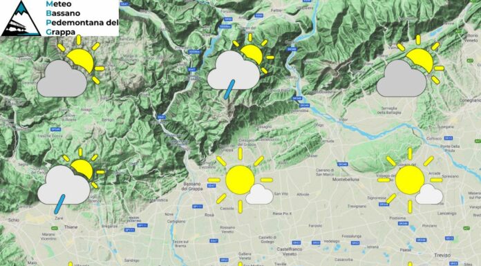 PREVISIONI PER SABATO 10 MAGGIO E TENDENZA PER 11 E 12