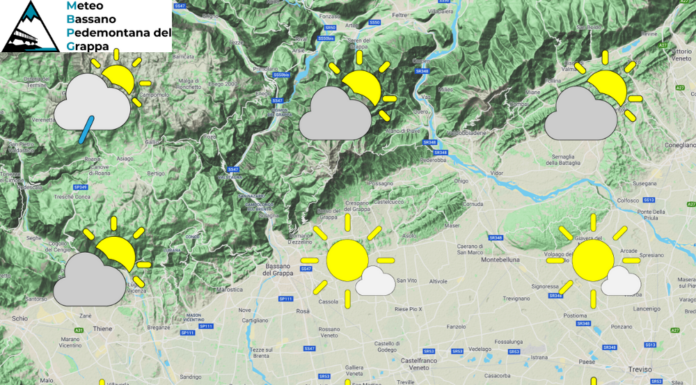 PREVISIONI PER SABATO 21 GIUGNO E TENDENZA PER IL 22 E 23