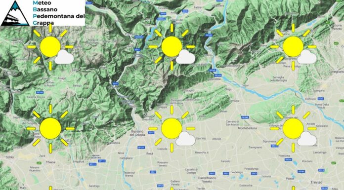 PREVISIONI PER GIOVEDI’ 17 LUGLIO E TENDENZA PER I 3 GIORNI SUCCESSIVI