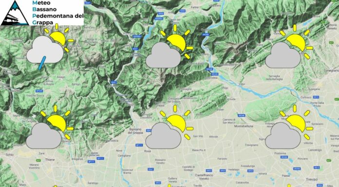PREVISIONI PER MERCOLEDI’ 4 GIUGNO E TENDENZA PER IL 5 E 6