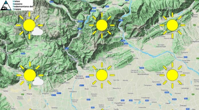 PREVISIONI PER DOMENICA 8 GIUGNO E TENDENZA PER IL 9 E 10