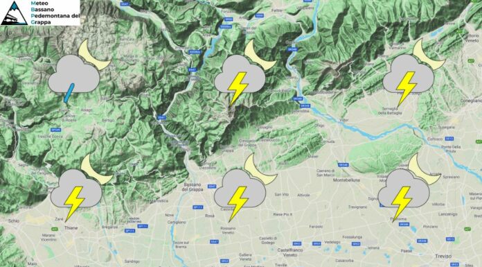 PREVISIONI PER LUNEDI’ 7 LUGLIO E TENDENZA PER I 3 GIORNI SUCCESSIVI