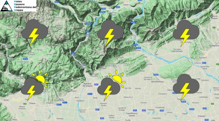 PREVISIONI PER MARTEDI’ 8 LUGLIO E TENDENZA PER I 3 GIORNI SUCCESSIVI