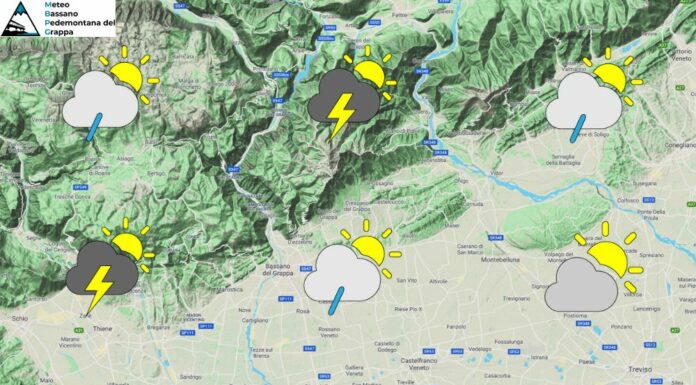 PREVISIONI PER MARTEDI’ 29 LUGLIO E TENDENZA PER I 3 GIORNI SUCCESSIVI