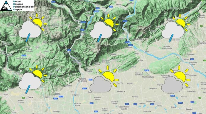 PREVISIONI PER MERCOLEDI’ 30 LUGLIO E TENDENZA PER I 3 GIORNI SUCCESSIVI