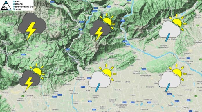 PREVISIONI PER VENERDI’ 1 AGOSTO E TENDENZA PER I 3 GIORNI SUCCESSIVI