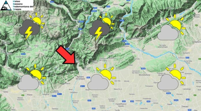 PREVISIONI PER LUNEDI’ 14 LUGLIO E TENDENZA PER I 3 GIORNI SUCCESSIVI