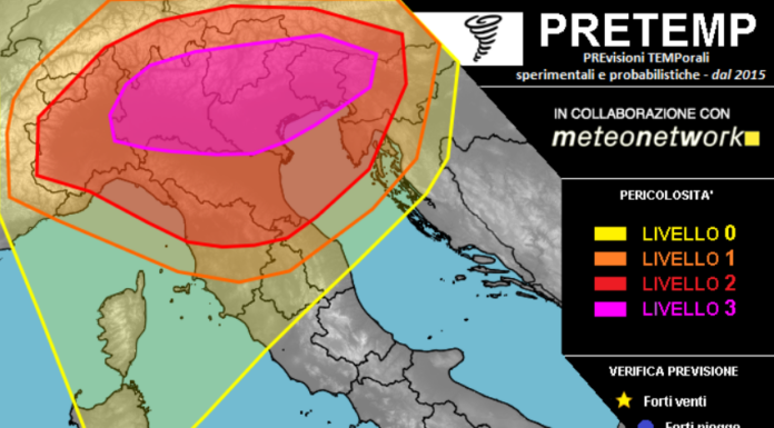 PRESTARE ATTENZIONE TRA POMERIGGIO E SERA