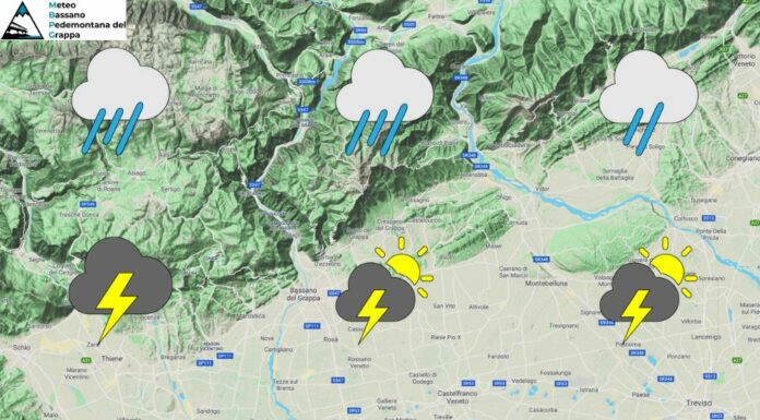 PREVISIONI PER GIOVEDI’ 21 AGOSTO E TENDENZA PER I 3 GIRONI SUCCESSIVI