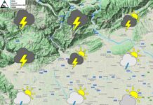 PREVISIONI PER GIOVEDI’ 28 AGOSTO E TENDENZA PER I 3 GIORNI SUCCESSIVI