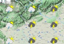 PREVISIONI PER SABATO 30 AGOSTO E TENDENZA PER I 3 GIORNI SUCCESSIVI