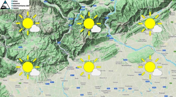 PREVISIONI PER SABATO 25 OTTOBRE E TENDENZA PER I 3 GIORNI SUCCESSIVI