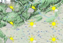 PREVISIONI PER VENERDI’ 17 OTTOBRE E TENDENZA PER I 3 GIORNI SUCCESSIVI